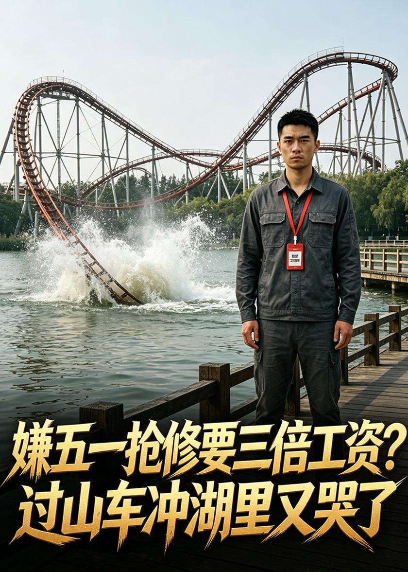 嫌五一抢修要三倍工资？过山车冲湖里又哭了（33集）Ai短剧