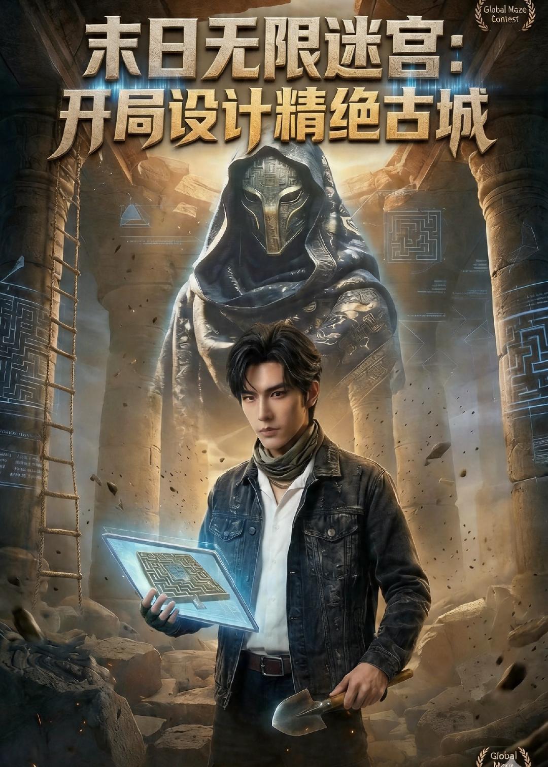 末日无限迷宫：开局设计精绝古城（74集）Ai短剧