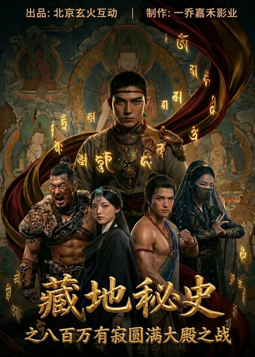藏地秘史之八百万有寂圆满大殿之战（73集）Ai短剧