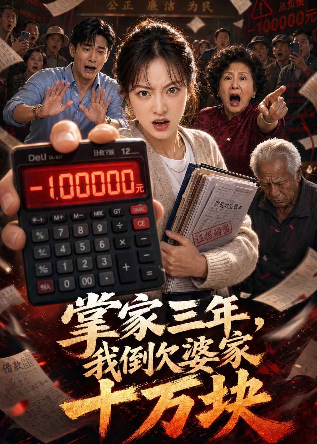 掌家三年，我倒欠婆家十万块（82集）Ai短剧
