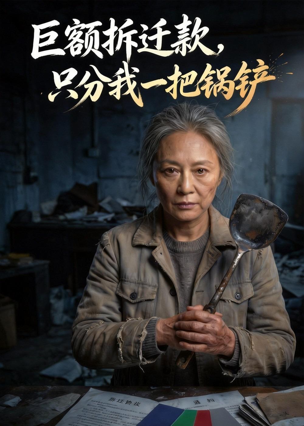 巨额拆迁款，只分我一把锅铲（46集）Ai短剧