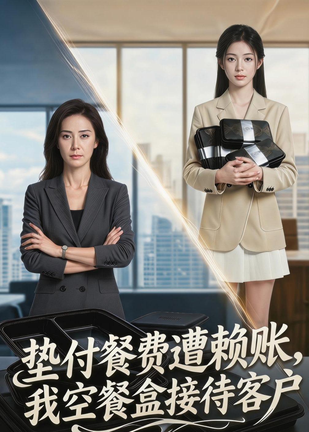 垫付餐费遭赖账,我空餐盒接待客户(31集)Ai短剧