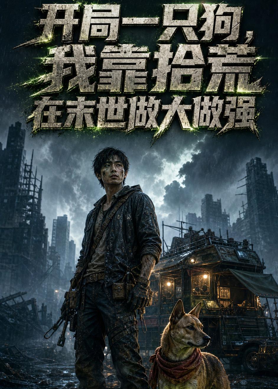 开局一只狗，我靠拾荒在末世做大做强（23集）AI短剧