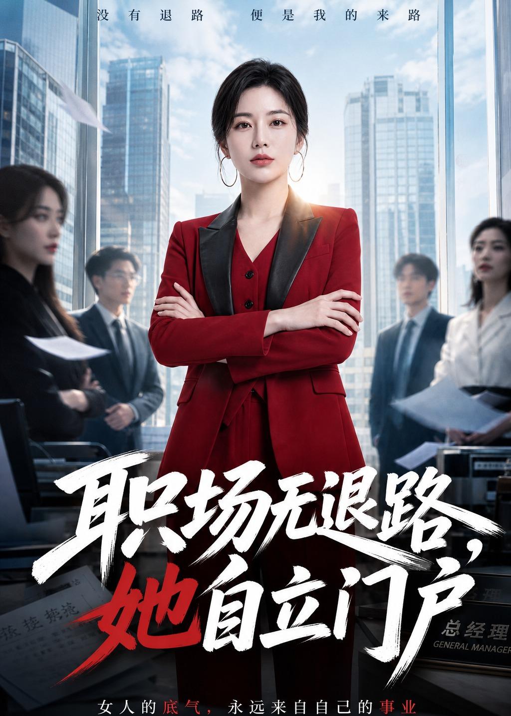 职场无退路，她自立门户（71集）AI短剧