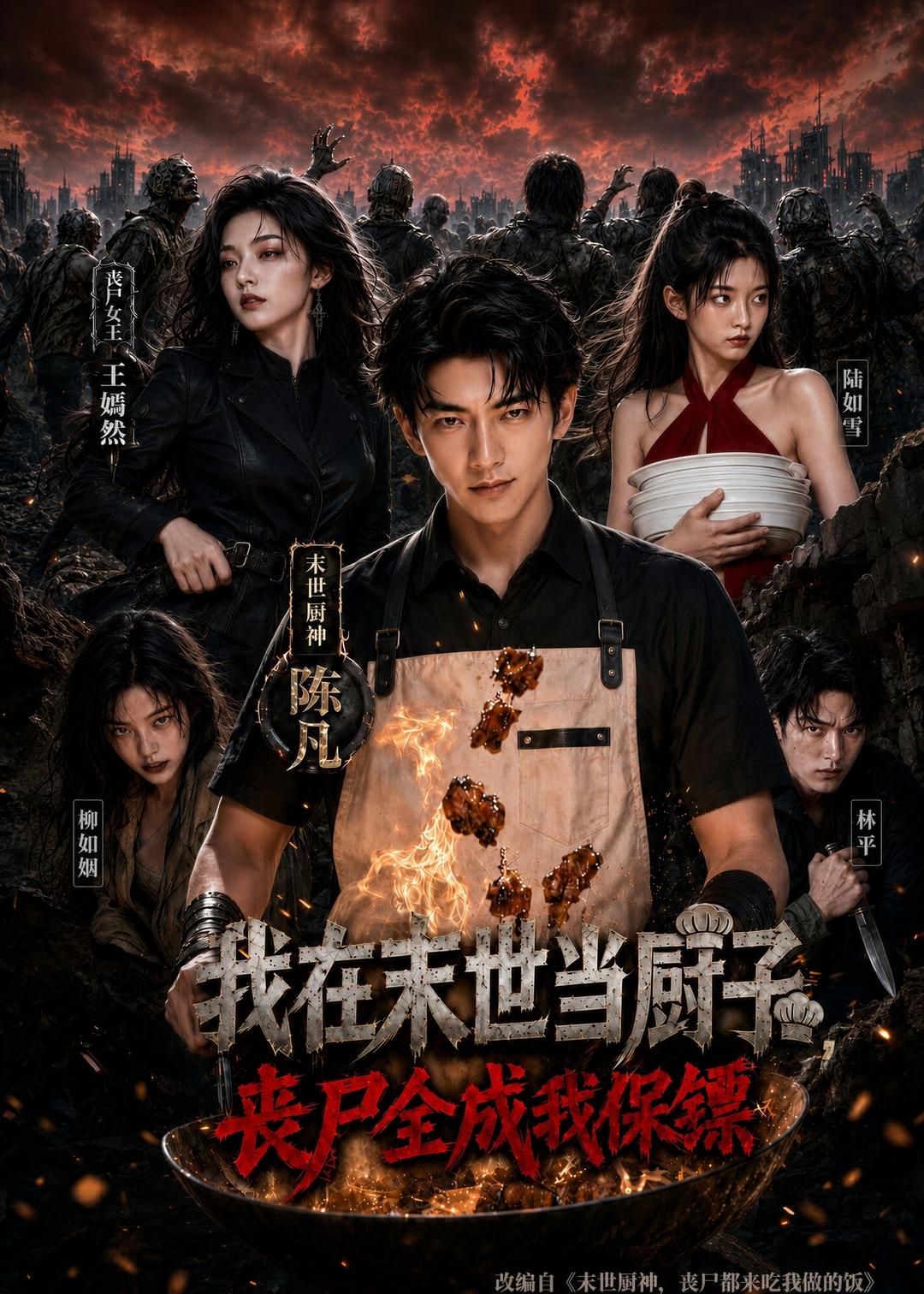 我在末世当厨子，丧尸全成我保镖（70集）AI短剧