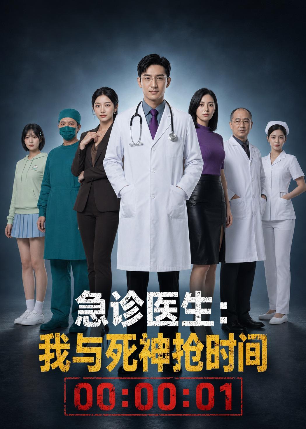 急诊医生：我与死神抢时间（70集）AI短剧