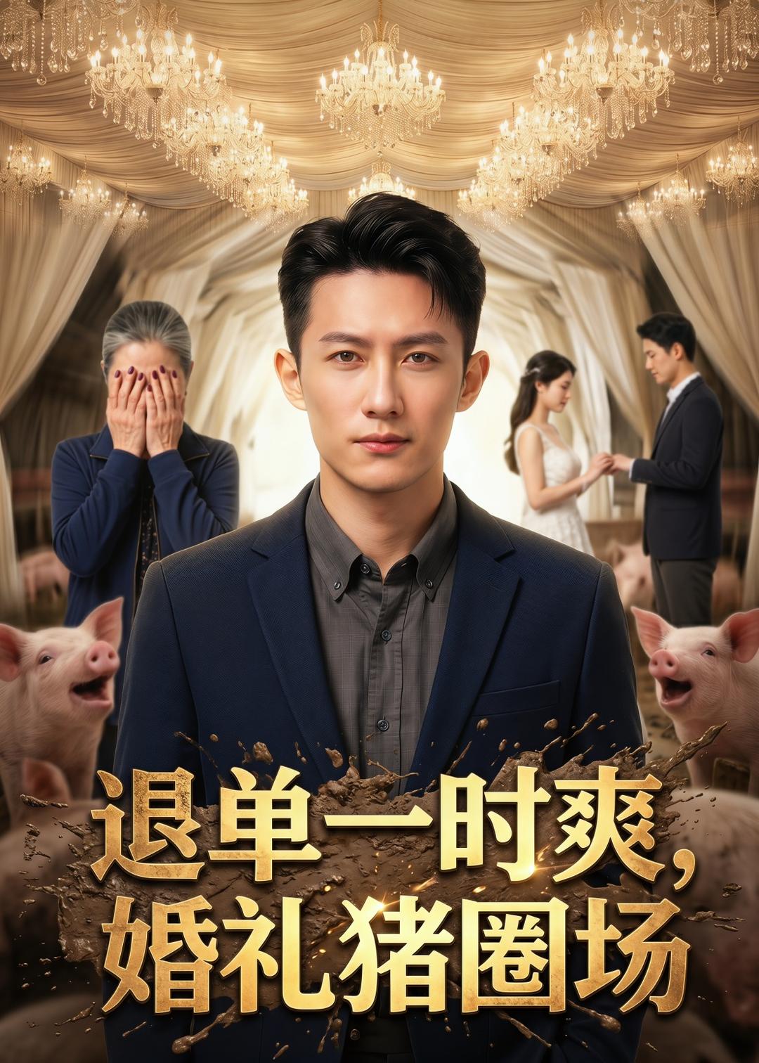 退单一时爽，婚礼猪圈场（45集）AI短剧