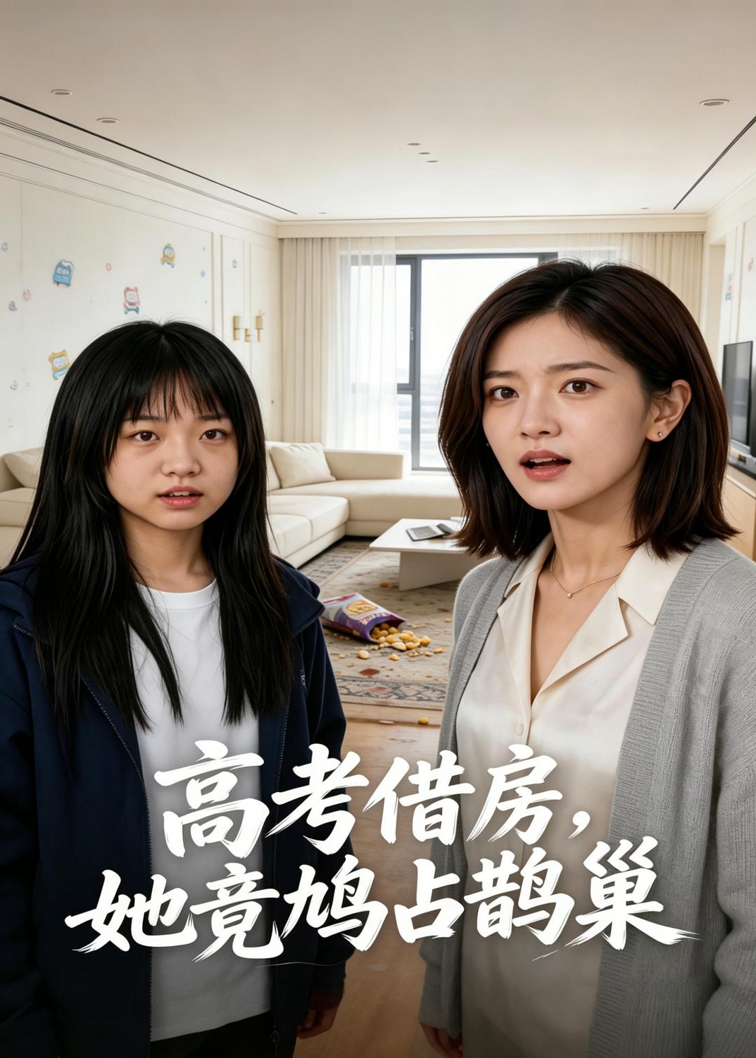 高考借房，她竟鸠占鹊巢（55集）AI短剧
