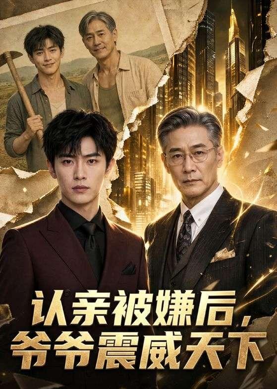 认亲被嫌后，爷爷震威天下（60集）AI短剧