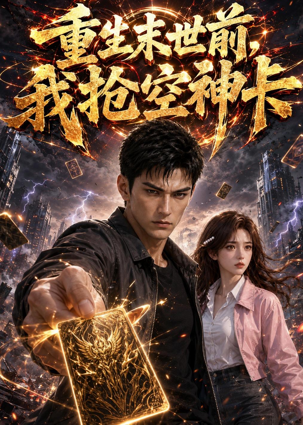 重生末世前，我抢空神卡（54集）AI短剧
