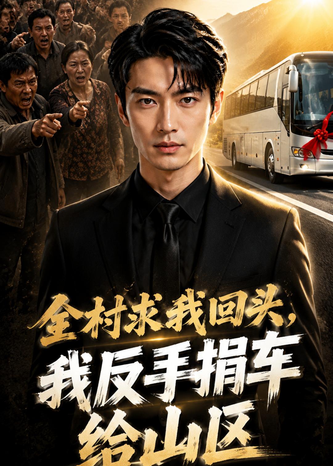 全村求我回头，我反手捐车给山区（45集）AI短剧