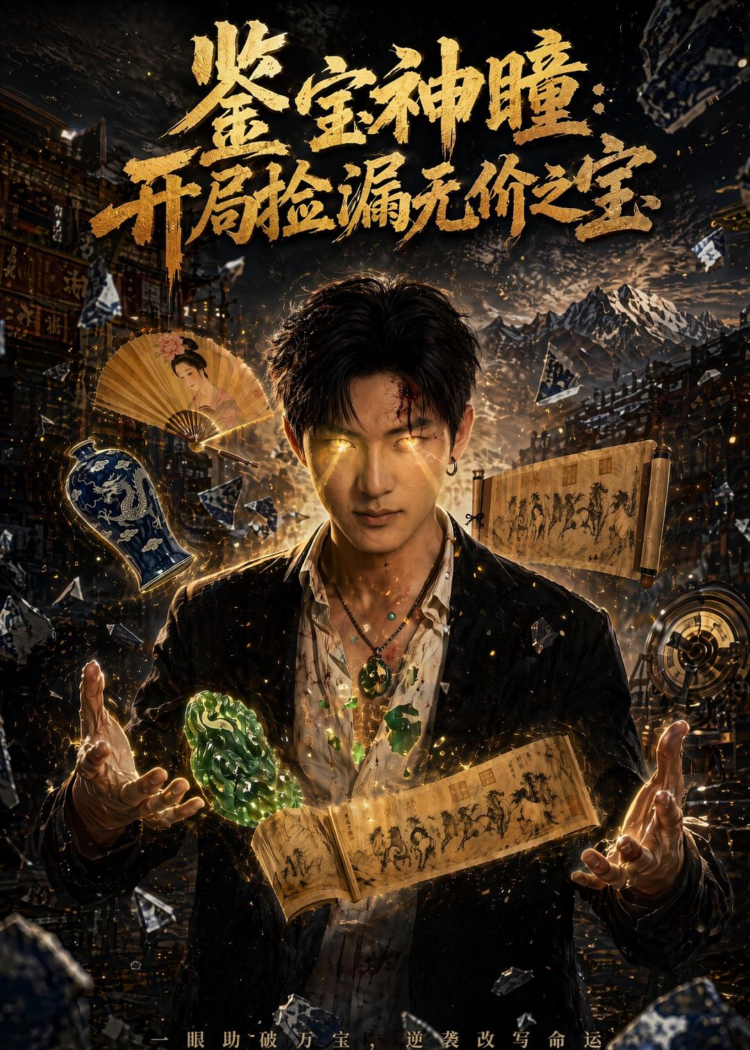 鉴宝神瞳：开局捡漏无价之宝（59集）AI短剧