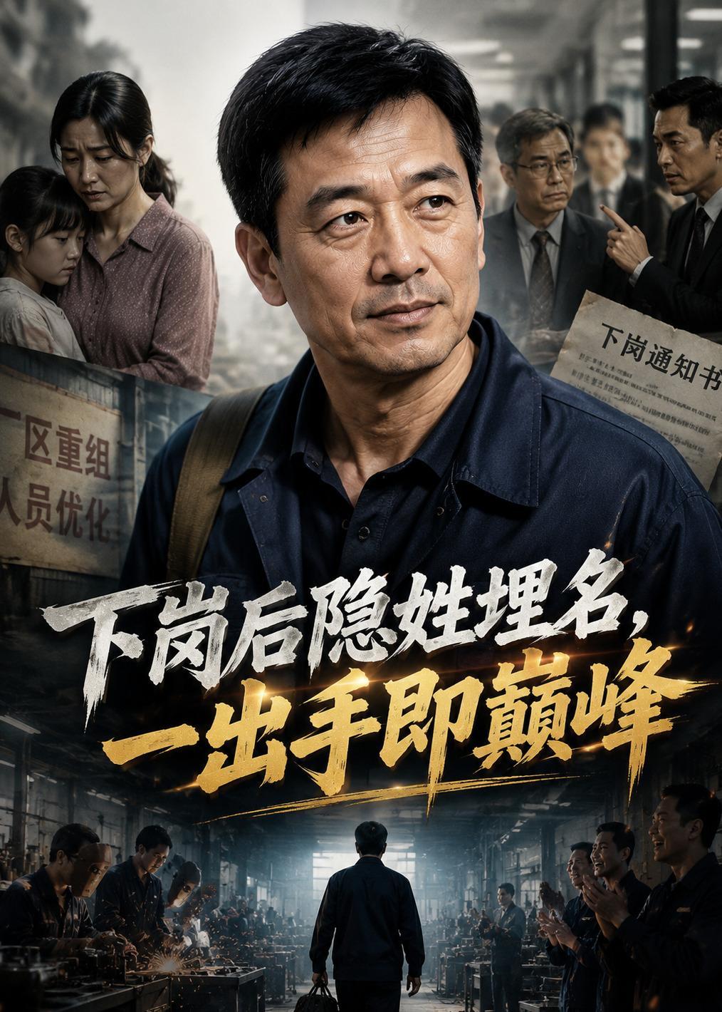 下岗后隐姓埋名,一出手即巅峰(38集)AI短剧