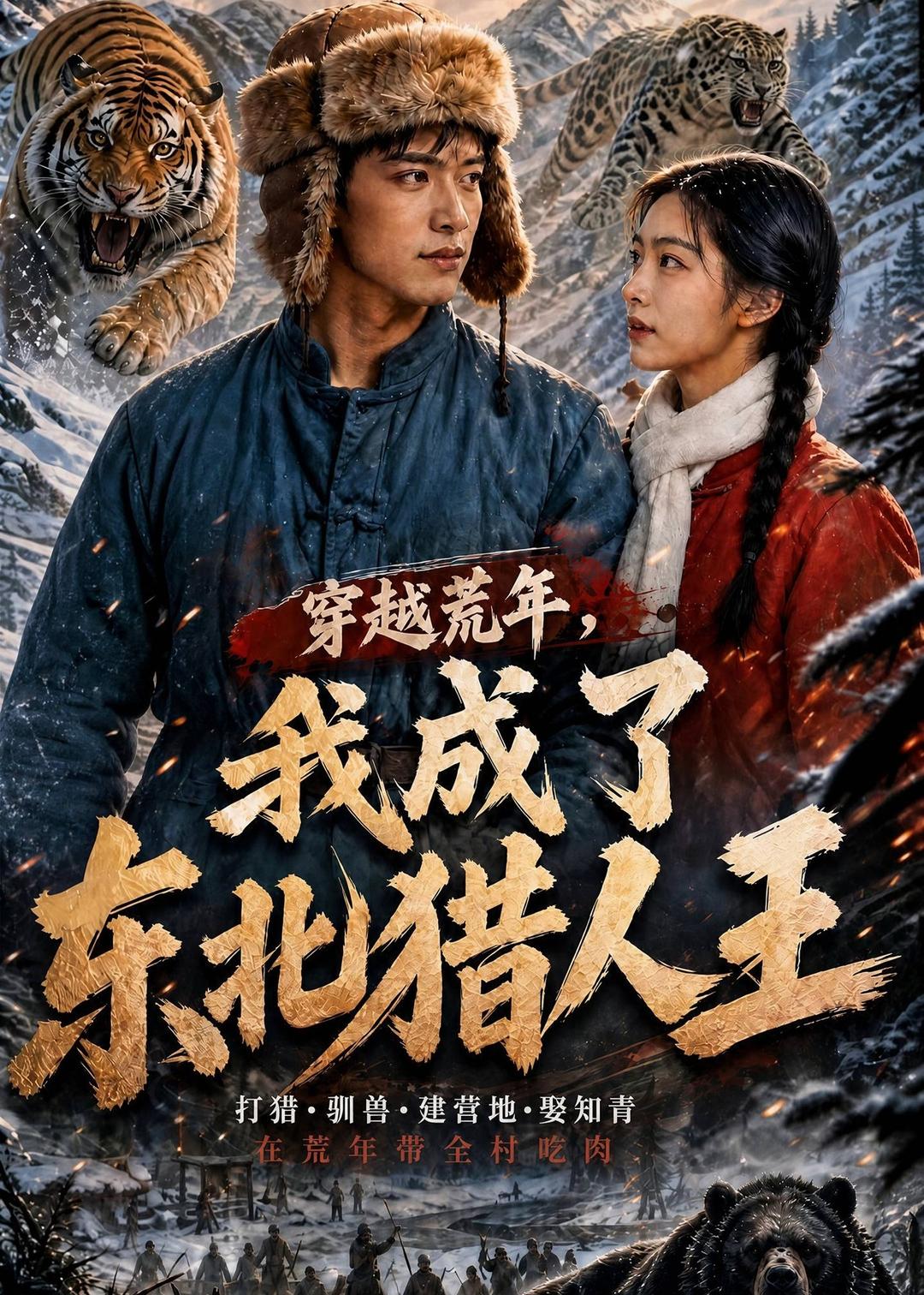 穿越荒年,我成了东北猎人王(76集)AI短剧