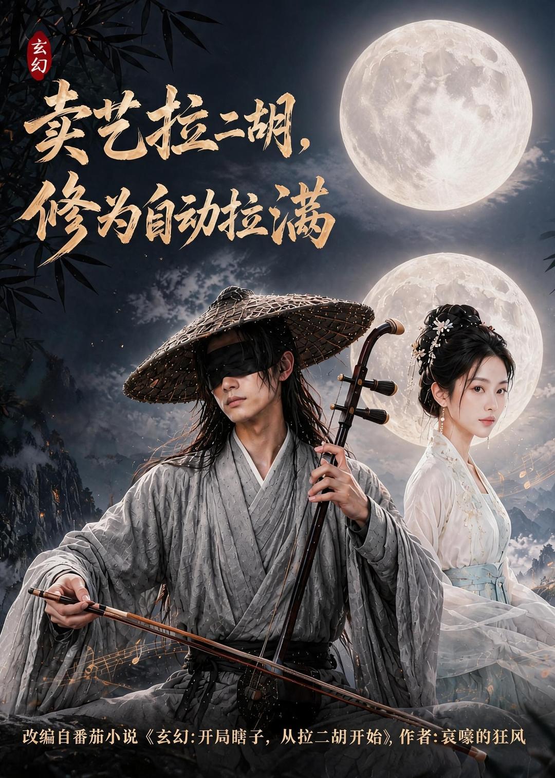 卖艺拉二胡,修为自动拉满(78集)AI短剧