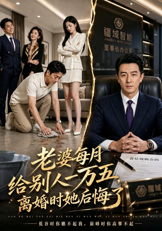 老婆每月给别人一万五，离婚时她后悔了（113集）AI短剧