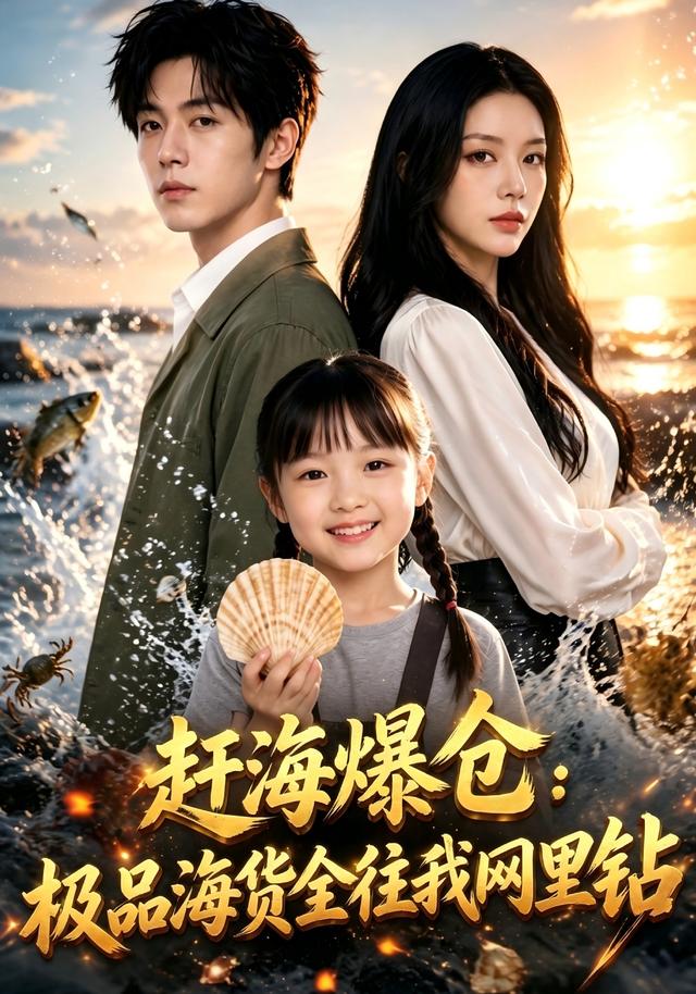 赶海爆仓：极品海货全往我网里钻（80集）AI短剧