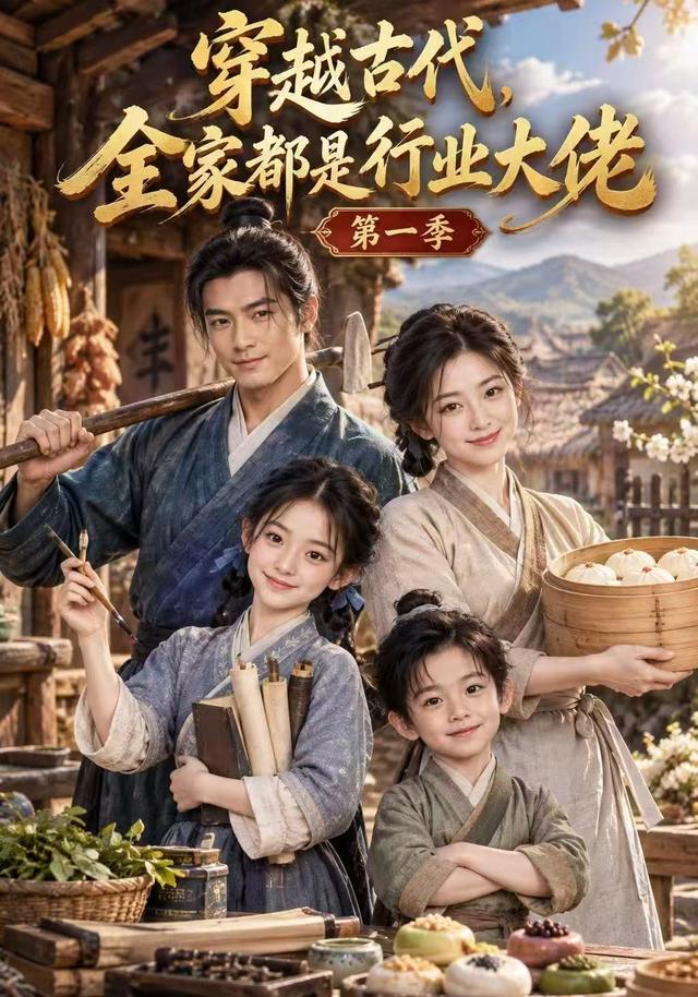 穿越古代全家都是行业大佬(165集)AI短剧