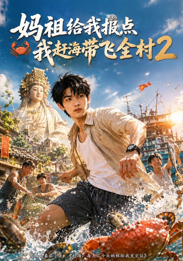 妈祖给我报点，我赶海带飞全村2（365集）AI短剧