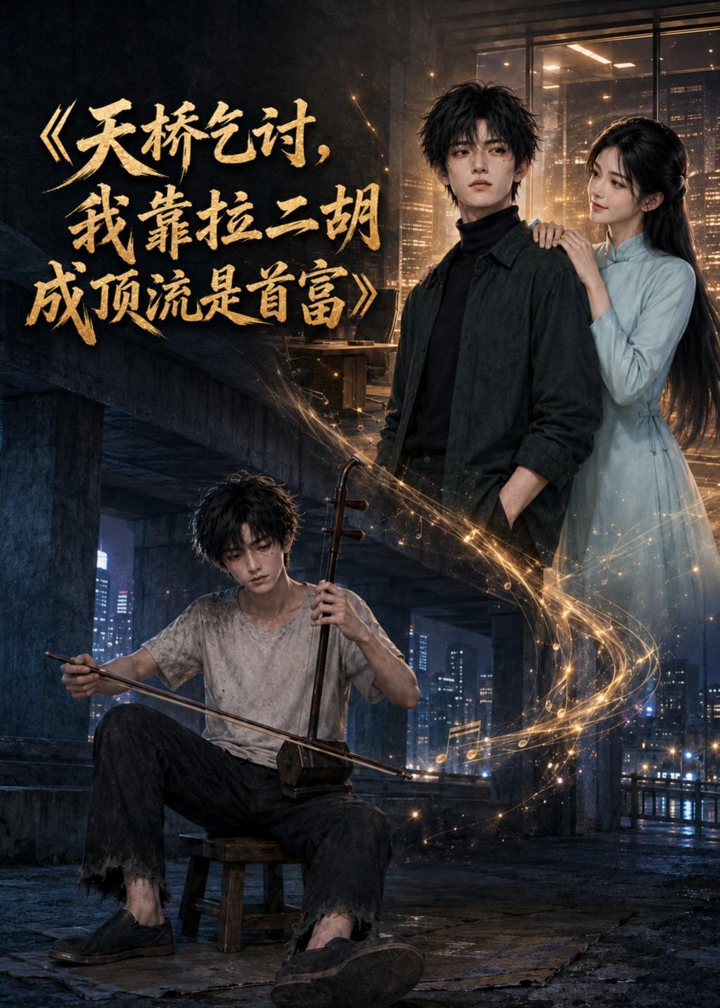 天桥乞讨，我靠拉二胡成顶流是首富（120集）